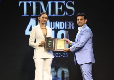 Bhargava Phytolab Director & Founder, Karan Bhargava Felicitated at Times 40 Under 40