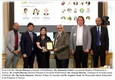 Arwachin Schools: Honoured at Indo-Norway International Education Summit and Awards