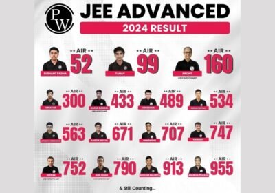 2 Physics Wallah (PW) students secure AIR 100 in JEE Advanced 2024: Over 28 students rank in the Top 1000