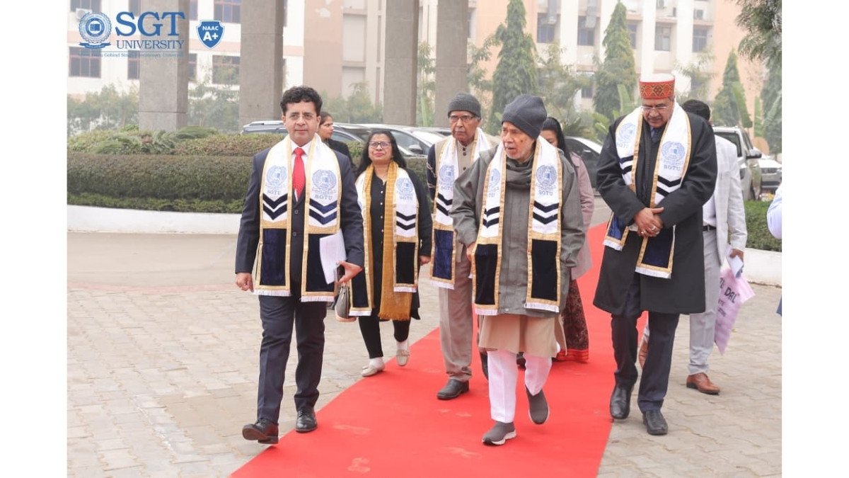 SGT University hosts 12th convocation, celebrating academic excellence and future-ready education -PNN